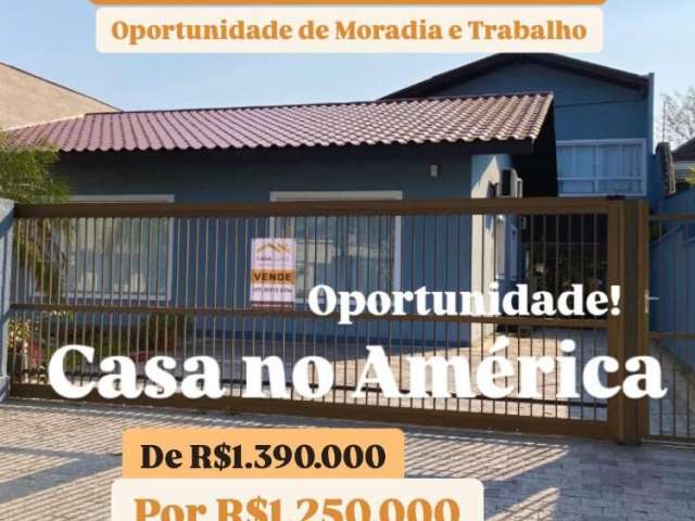 Ótima residência para moradia e trabalho no bairro América em Joinville!