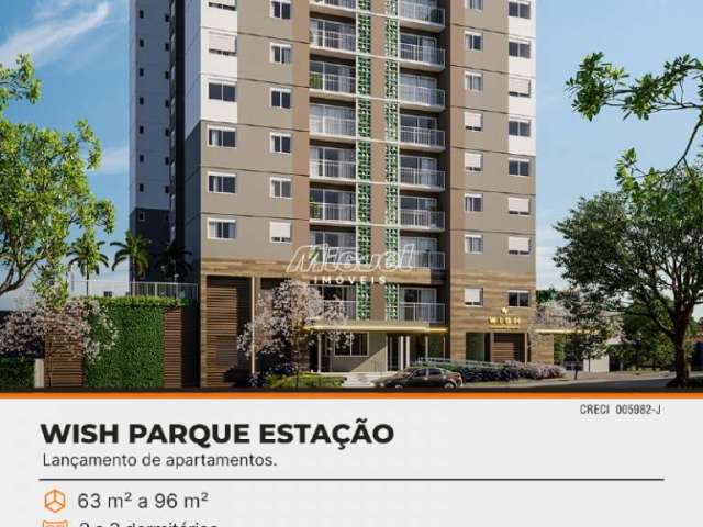 Apartamento, à venda, 2 quartos, Wish Parque Estação, Centro - Piracicaba