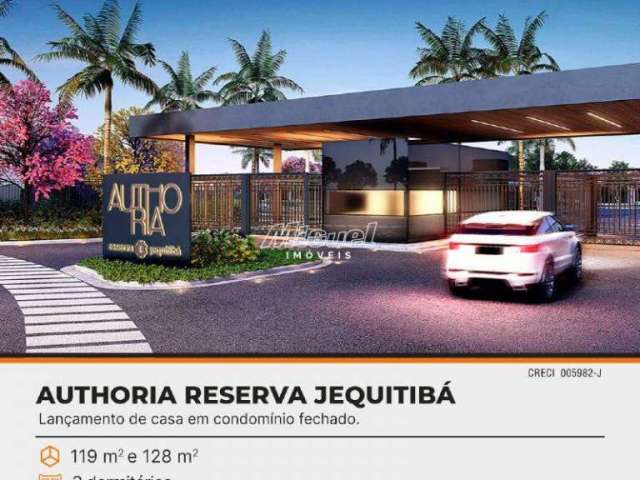 Casa, à venda, Authoria Reserva Jequitibá, Santa Rosa - Piracicaba