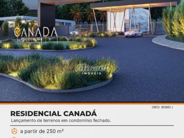 Terreno em Condomínio, à venda, Canada Residencial, Ondas - Piracicaba