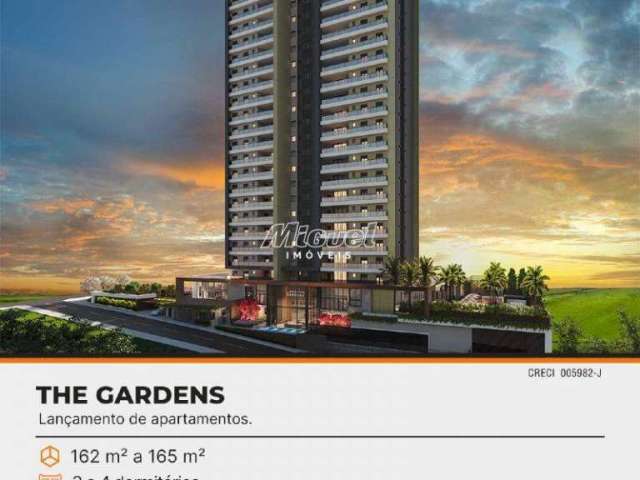 Apartamento, à venda, 3 quartos, The Gardens Residencial, Jardim Elite - Piracicaba