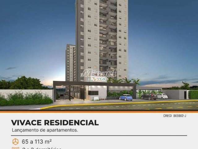 Apartamento, à venda, 2 quartos, Vivace Residencial, Piracicamirim - Piracicaba