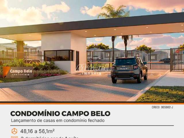 Casa em Condomínio, à venda, 2 quartos, Condomínio Campo Belo, Glebas Califórnia - Piracicaba