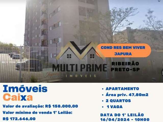 Apartamento para Venda em Ribeirão Preto, Alto do Ipiranga, 2 dormitórios, 1 banheiro, 1 vaga