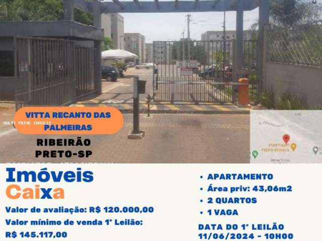 Apartamento para Venda em Ribeirão Preto, Jardim Diva Tarlá de Carvalho, 2 dormitórios, 1 banheiro, 1 vaga