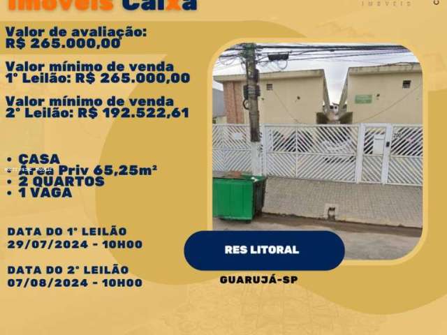 Casa para Venda em Guarujá, Jardim Enseada, 2 dormitórios, 1 banheiro, 1 vaga