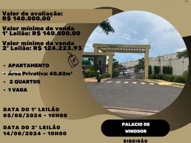 Apartamento para Venda em Ribeirão Preto, Reserva Real, 2 dormitórios, 1 banheiro, 1 vaga