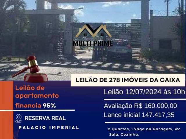 Apartamento para Venda em Ribeirão Preto, Reserva Real, 2 dormitórios, 1 banheiro, 1 vaga