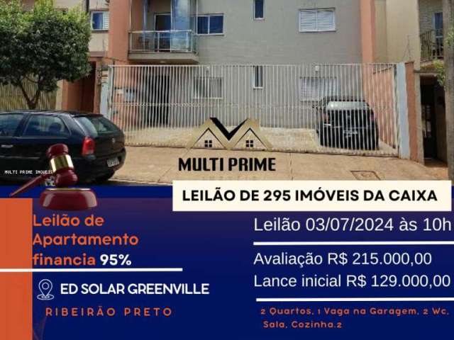 Apartamento para Venda em Ribeirão Preto, Residencial Greenville, 2 dormitórios, 2 banheiros, 1 vaga