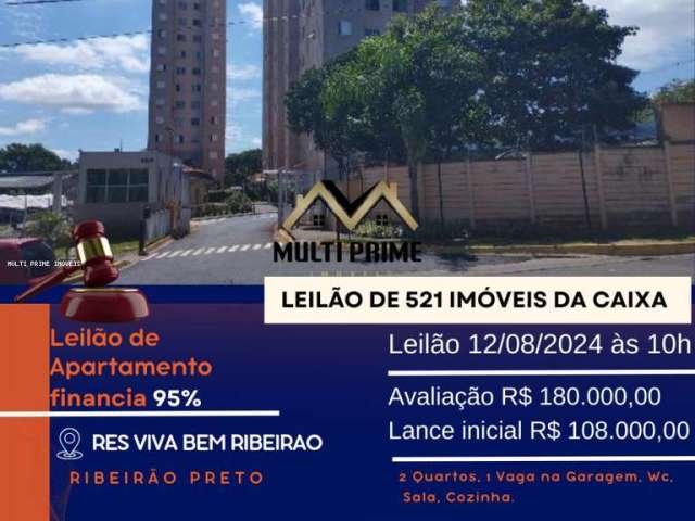 Apartamento para Venda em Ribeirão Preto, Ribeirânia, 2 dormitórios, 1 banheiro, 1 vaga