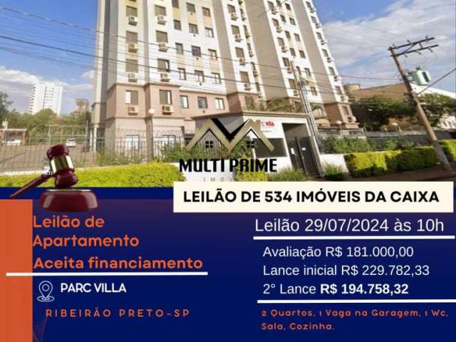 Apartamento para Venda em Ribeirão Preto, Vila Virgínia, 2 dormitórios, 1 banheiro, 1 vaga