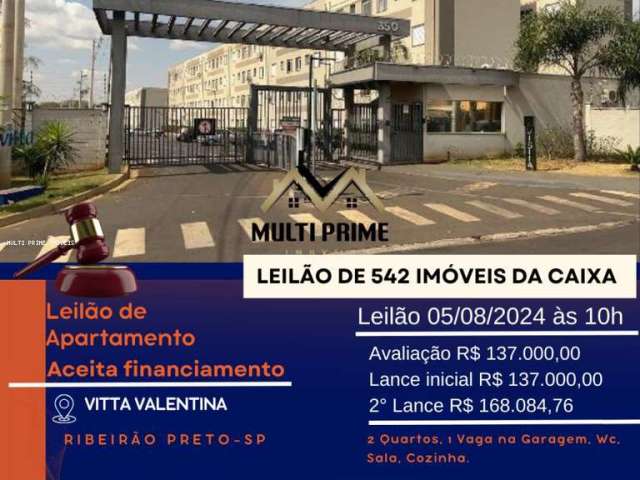 Apartamento para Venda em Ribeirão Preto, Valentina Figueiredo, 2 dormitórios, 1 banheiro, 1 vaga