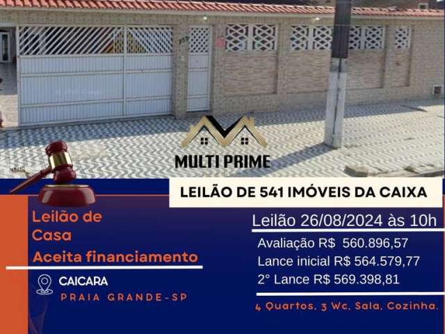 Casa para Venda em Praia Grande, Caiçara, 4 dormitórios, 3 banheiros, 1 vaga