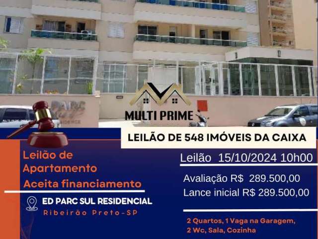 Apartamento para Venda em Ribeirão Preto, Nova Aliança, 2 dormitórios, 2 banheiros, 1 vaga