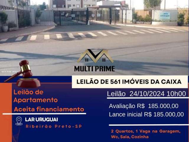 Apartamento para Venda em Ribeirão Preto, Residencial Parque dos Servidores, 2 dormitórios, 1 banheiro, 1 vaga