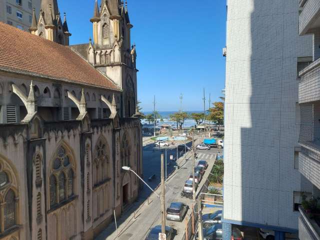 Apartamento vista livre para o mar no bairro do Embaré,  valor R$630.000,00