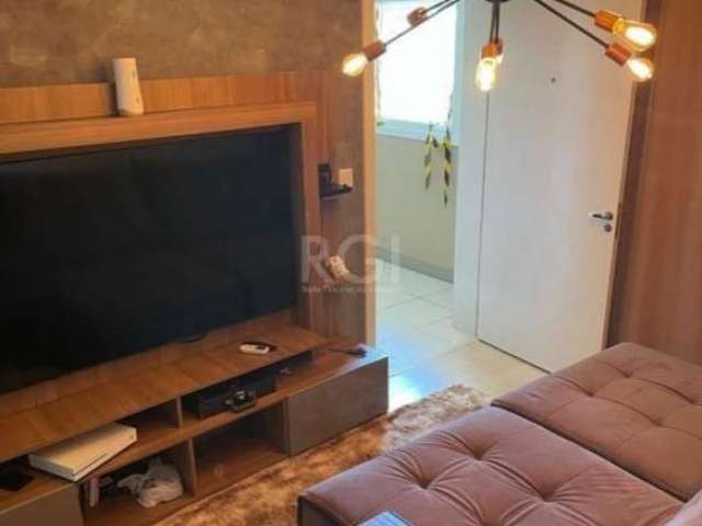 Lindo Apartamento todo mobiliado, atrás da subestação da CEEE, com 2 dormitórios, amplo living climatizado, cozinha e banheiro social com box de vidro, espera para água quente (junker), garagem fixa. 