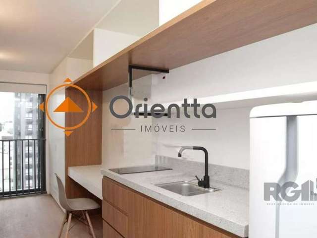 Imobiliária Orientta ALUGA Prático e moderno, este studio de 25 m² na Rua Vinte Quatro de Outubro, no bairro Auxiliadora, é ideal para quem busca conforto e conveniência. Com 1 dormitório/quartos e 1 