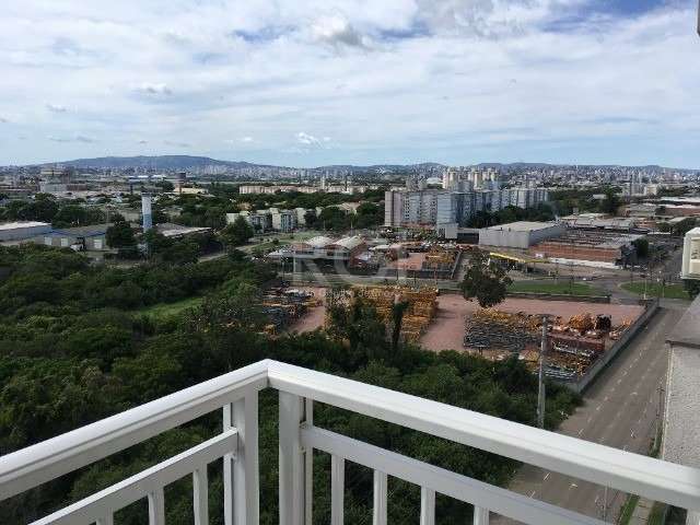 APARTAMENTO DE 02 DORMITÓRIOS SENDO 01 SUÍTE, 01 VAGA NO BAIRRO FARRAPOS EM PORTO ALEGRE.&lt;BR&gt;Excelente apartamento com linda vista no 15º andar com sacada e churrasqueira. Linda vista, sol nasce