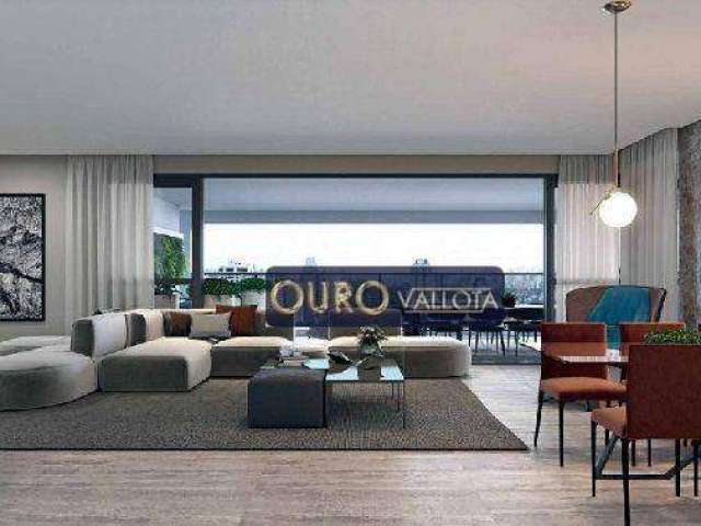 Apartamento com 4 dormitórios à venda, 196 m² por R$ 4.860.000 - Brooklin - São Paulo/SP
