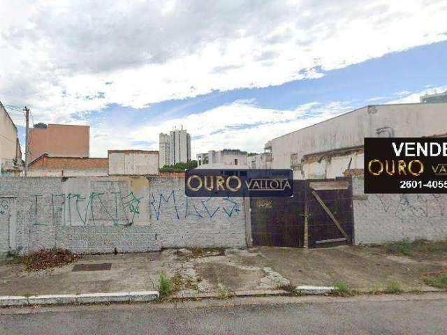 Terreno à venda, 470 m² por R$ 2.490.000,00 - Tatuapé - São Paulo/SP