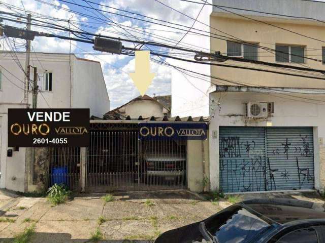 Terreno à venda, 185 m² por R$ 580.000,00 - Ipiranga - São Paulo/SP