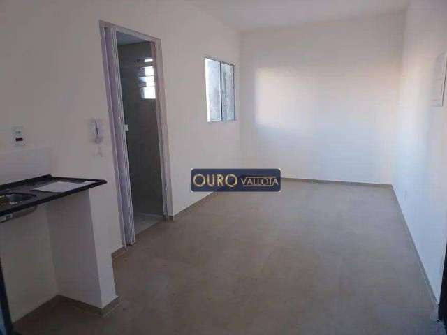 Studio de 1 dormitório para alugar, 40 m² por R$ 1.665/mês - Mooca