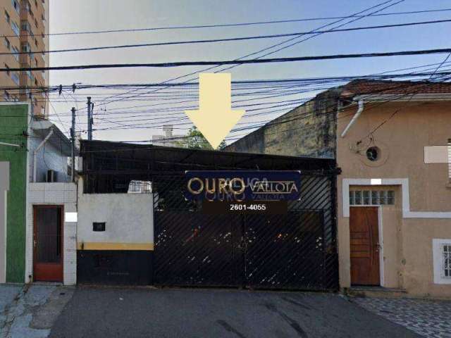 Terreno para alugar, 350 m² por R$ 5.919/mês - Mooca - São Paulo/SP