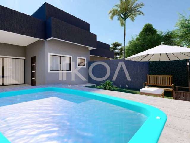 Casa com piscina em construção em Itapoá SC