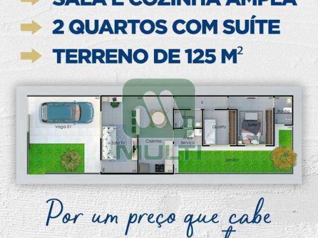 Casa com 2 quartos à venda no Loteamento Monte Hebron, Uberlândia  por R$ 299.000