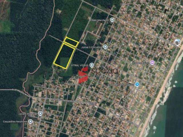 Terreno à venda, 72648 m² por R$ 4.500.000,00 - Praia do Ervino - São Francisco do Sul/SC