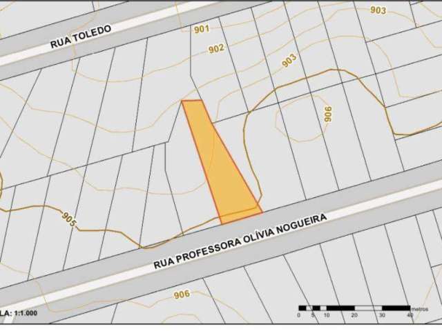 Terreno à venda na Rua Professora Olívia Nogueira, São Pedro, São José dos Pinhais por R$ 900.000