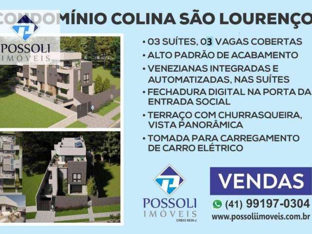 Casa em condomínio com 03 dormitórios à venda, 271 m² por R$ 1.597.500 - São Lourenço - Curitiba/PR