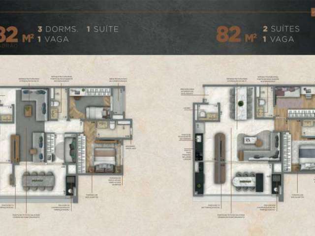 Living Unique Saúde , 82m², 3 DORMITÓRIOS+ LAVABO - C/ VAGA COBERTA E CHURRASQUEIRA - LAZER COMPLETO