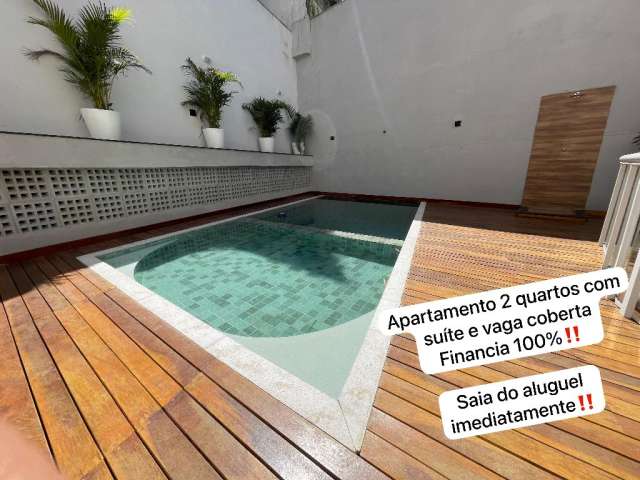 Apartamento 2 quartos com vaga financia 100% do valor