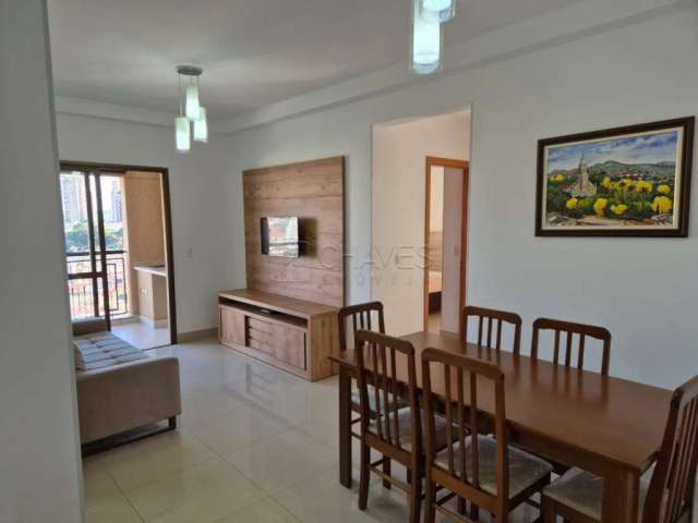 Apartamento mobiliado de 2 quartos para alugar no Edifício Jasmim, 72 m² no Jardim Irajá, Zona Sul de Ribeirão Preto