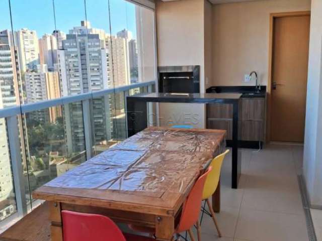 Apartamento mobiliado de 3 suítes para alugar no Edifício Acrópole Sul, 124,42 m² no bairro Jardim Irajá em Ribeirão Preto