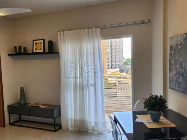 Apartamento mobiliado de 1 quarto para alugar no Edifício Fernanda, 44,61 m², bairro Nova Aliança, Zona Sul de Ribeirão Preto