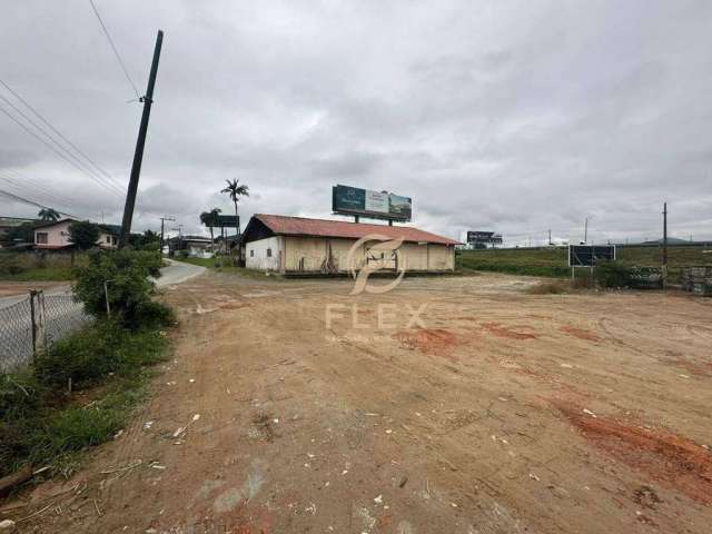 VENDA: EXCELENTE TERRENO com GALPÃO - Carvalho - Itajaí/SC