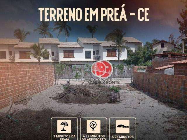 Terreno à venda, 320 m² por R$ 120.000,00 - Praia do Prea - Cruz/CE