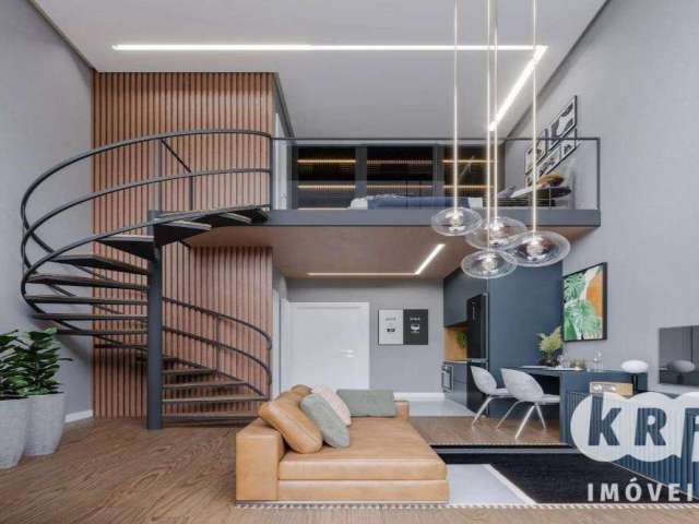 Loft Duplex com 1 dormitório em condomínio clube