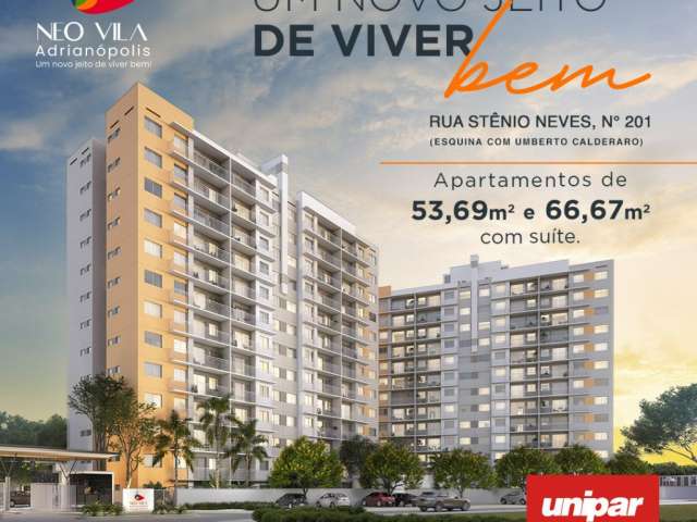 Vendo apartamento no Adrianópolis, 2 e 3 quartos