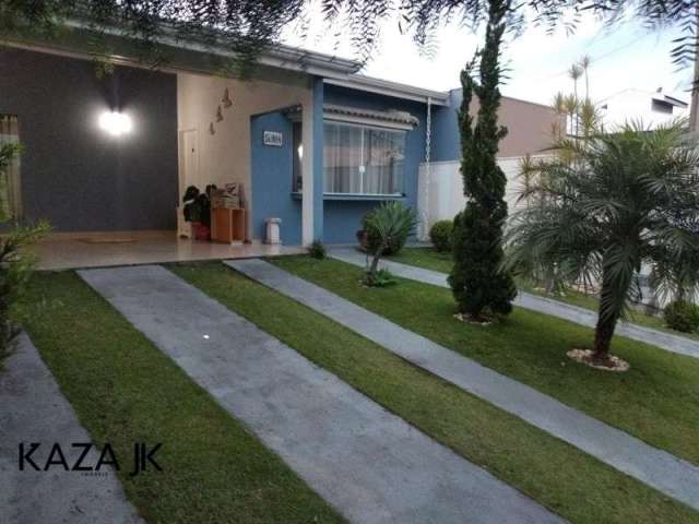 CASA À VENDA, TÉRREA, 154m², 3 DORMITÓRIOS, 1 SUÍTE, QUINTAL COM GRAMA E CHURRASQUEIRA, CONDOMÍNIO CHACUR, VÁRZEA