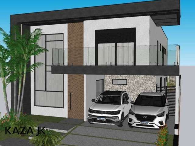 Comprar/vendo: Casa (sobrado) a venda, em construção, no condomínio Campos de Medeiros, Medeiros, Jundiaí com 4 suítes. Previsão de entrega: Janeiro.