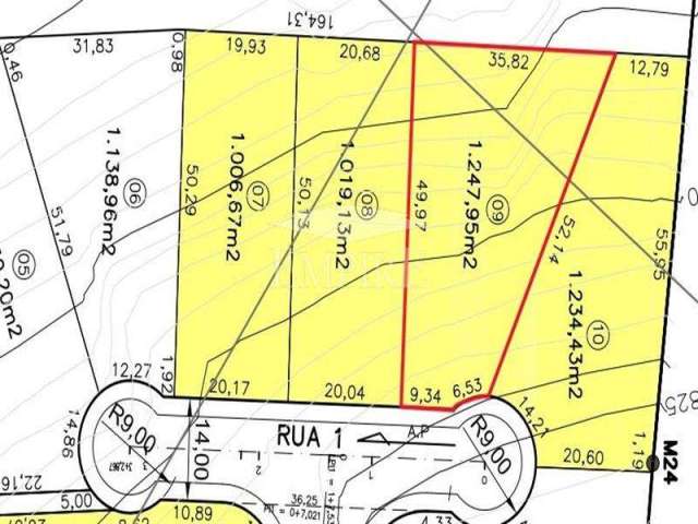 Terreno para venda em Jardim Das Cerejeiras de 1248.00m²