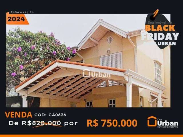 Casa de Condomínio para venda em Granja Viana de 211.00m² com 3 Quartos, 1 Suite e 2 Garagens