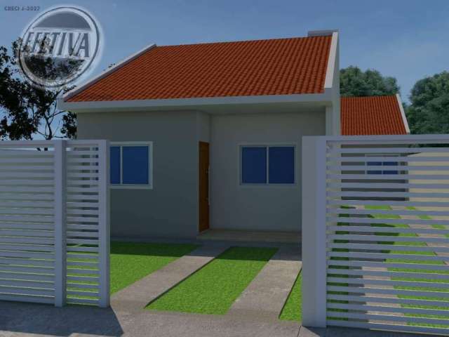 Casa para venda em Matinhos de 56.00m² com 2 Quartos e 3 Garagens