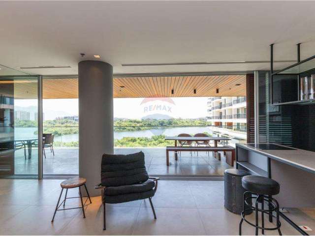 Apartamento para venda em Barra Da Tijuca de 130.00m² com 1 Quarto, 1 Suite e 2 Garagens