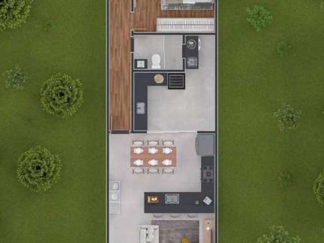 Casa para venda em Residencial Ouro Verde de 110.00m² com 3 Quartos, 1 Suite e 2 Garagens