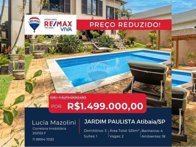 Casa para venda em Jardim Paulista de 343.00m² com 3 Quartos, 1 Suite e 2 Garagens